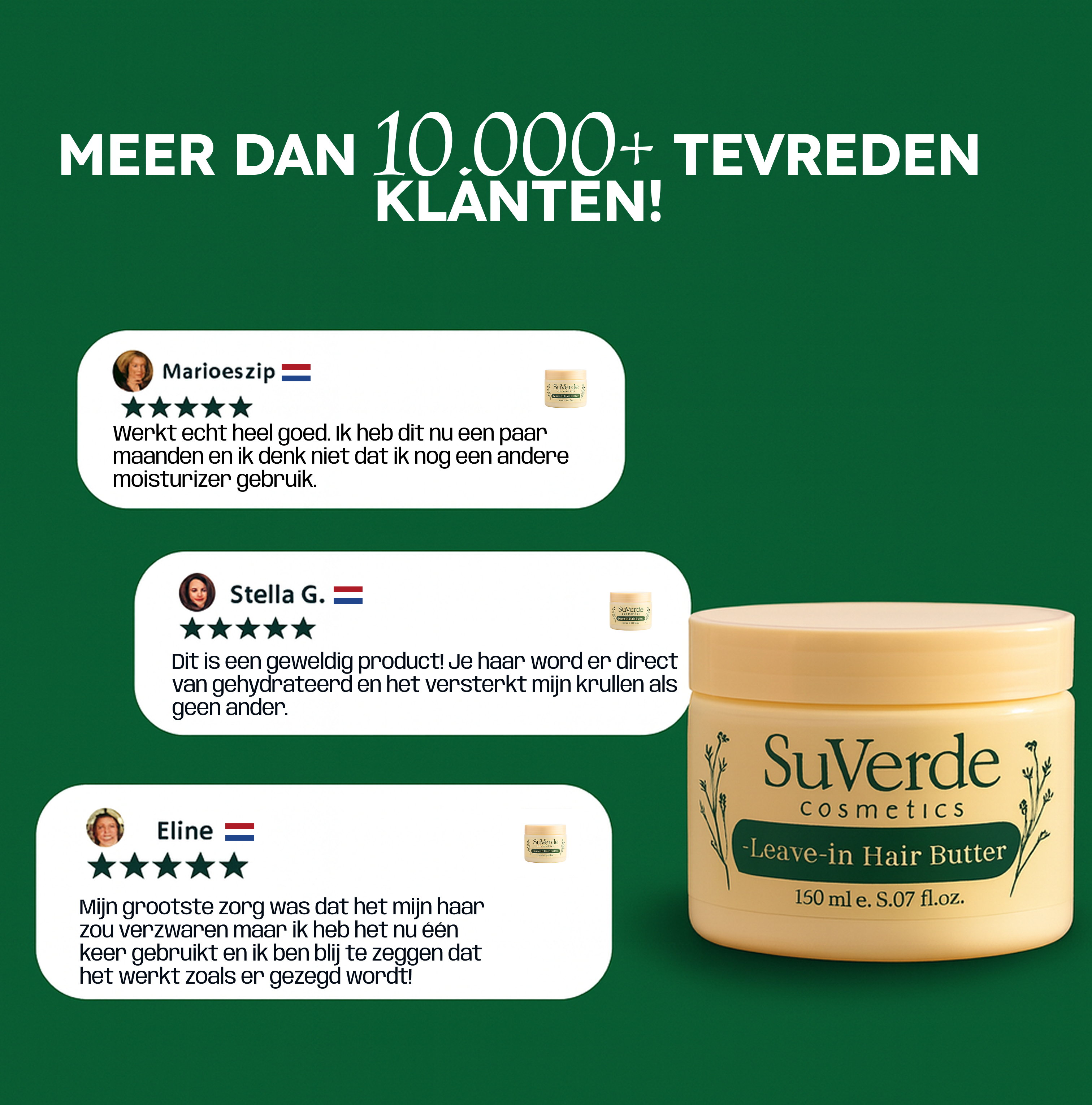 SuVerde Leave-In Hair Butter โ Where Moisture Meets Magic ๐ธ - 150ml